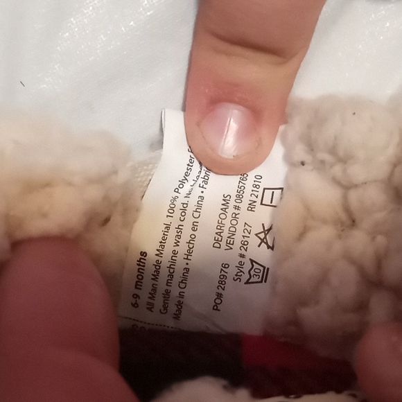 Dear foams baby slippers size 6-9 months. - Picture 6 of 9